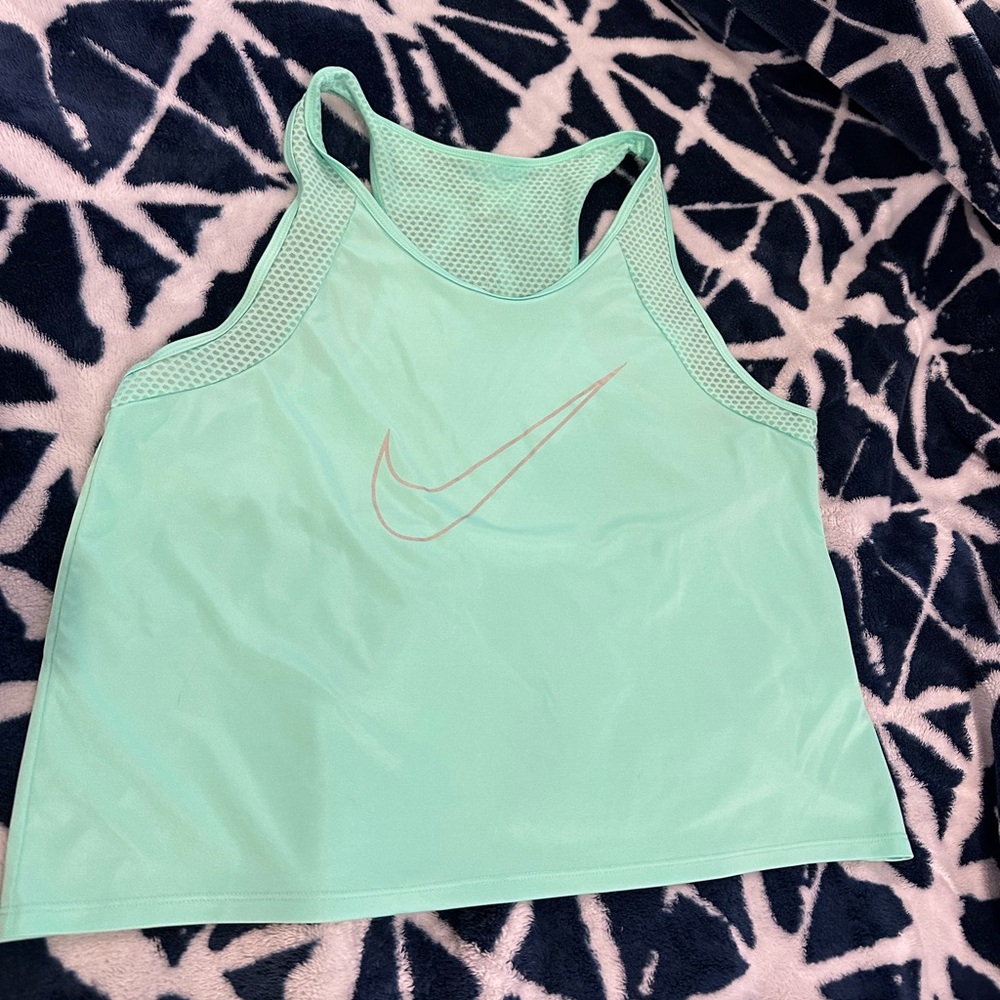 Nike Light Green Athletic Tank